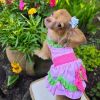 Watermelon Dog Harness Dress By Doggie Design