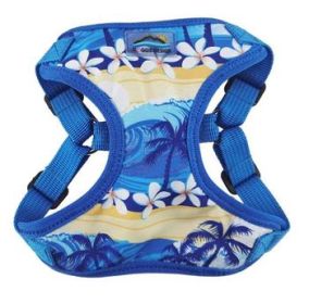 Wrap And Snap Choke Free Dog Harness By Doggie Design - Catching Waves (Variation: Small)