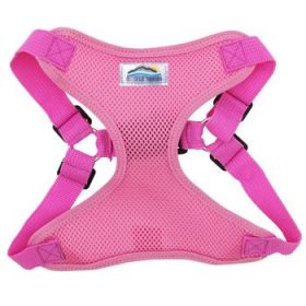 Wrap And Snap Choke Free Dog Harness By Doggie Design - Candy Pink (Variation: Small)