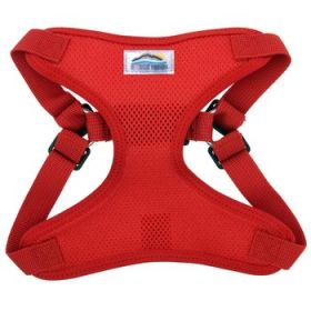Wrap And Snap Choke Free Dog Harness By Doggie Design - Flame Red (Variation: Small)