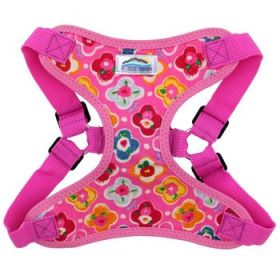 Wrap And Snap Choke Free Dog Harness By Doggie Design - Maui Pink (Variation: Large)