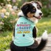 Wrapped Around My Lil Paw Dog Shirt - Teal