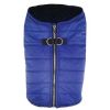 Zip-Up Dog Puffer Vest - Navy Blue