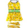Ladybugs And Daisies Dog Dress With Matching Leash