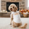 Little Pumpkin Pie Dog Shirt - White