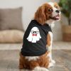 Nerdy Ghost Dog Shirt - Jet Black