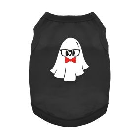 Nerdy Ghost Dog Shirt - Jet Black (Variation: Small)