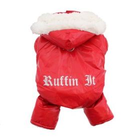 Ruffin It Dog Snowsuit Harness - Red (Variation: Small)