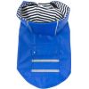 Slicker Raincoat With Striped Lining - Cobalt Blue