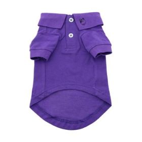 Solid Dog Polo - Ultra Violet (Variation: X-Large)