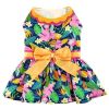 Fiesta Floral Dog Dress With Matching Leash