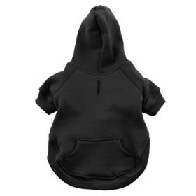 Flex-Fit Dog Hoodie - Black (Variation: Large)