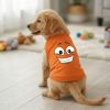 Happy Face Dog Shirt - Sunset Orange
