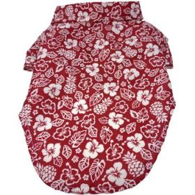 Hawaiian Camp Shirt - Aloha Red (Variation: Medium)