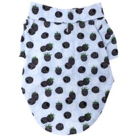 Hawaiian Camp Shirt - Blackberries (Variation: Large)