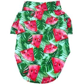 Hawaiian Camp Shirt - Juicy Watermelon (Variation: X-Large)