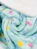 Ultra Plush Colorful Hearts Blanket