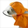 Clear View Poncho Raincoat with Reflective Stripes