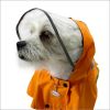 Clear View Poncho Raincoat with Reflective Stripes