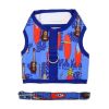 Fabric Dog Harness With Leash - Ukuleles And Surfboards