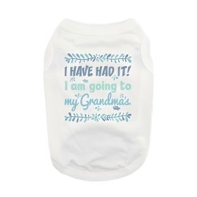 Going To Grandma'S Dog Shirt - White (Variation: X-Small)