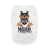 Mahalo Dog Shirt - White