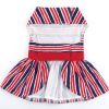 Patriotic Dog Dress With Matching Leash