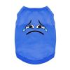 Sad Face Dog Shirt - Nautical Blue