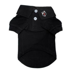 Solid Dog Polo - Jet Black (Variation: X-Small)