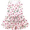 Spring Wildflower Dog Dress With Matching Leash