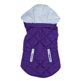 Weekender Dog Sweatshirt Hoodie - Purple (Variation: X-Small)