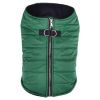 Zip-Up Dog Puffer Vest - Dark Green